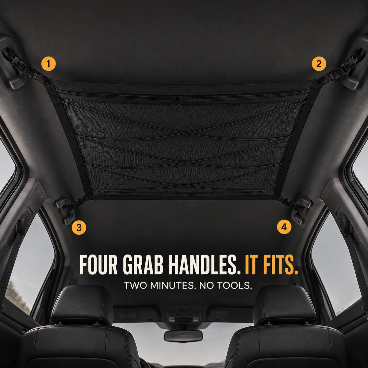 RoofLoft | Car Ceiling Cargo Net