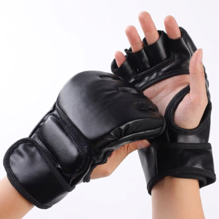 Open-palm training gloves