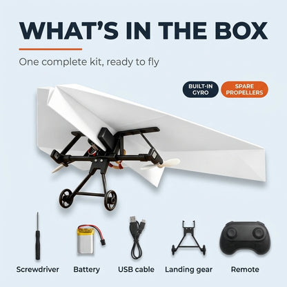 PaperPilot - RC Paper Airplane Kit